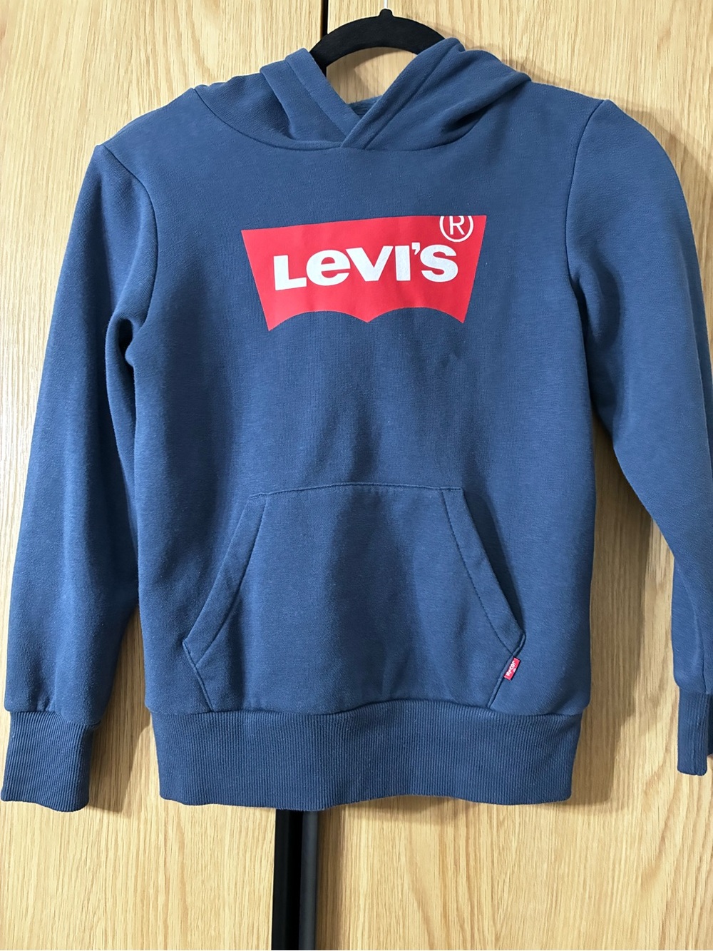 Levi's Kids Blue Hoodie with Red Logo